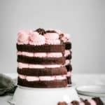 Best Chocolate Naked Cake Recipe With Chocolate Ganache