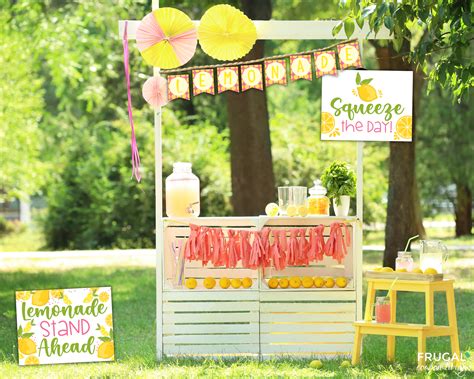 Cute Lemonade Stand Signs Printable Set – Frugal Coupon Living