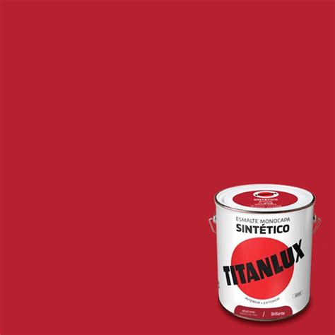 TITANLUX ESMALTE SINTETICO ROJO VIVO