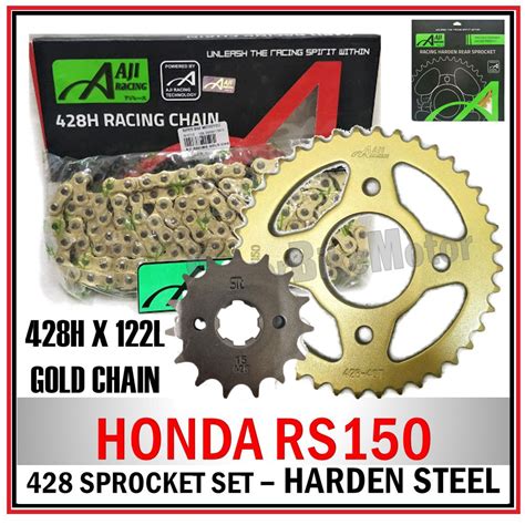 HONDA RS150 AJI RACING Harden Steel 428 Sprocket Kit Set AJI RACING