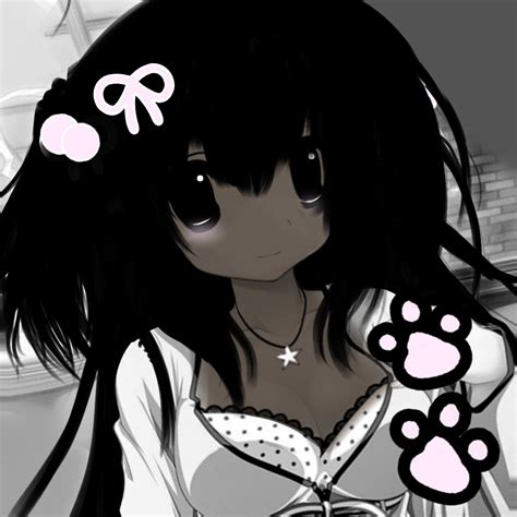 Edit Mbm F2u In 2024 Emo Wallpaper Anime Monochrome Black Cartoon