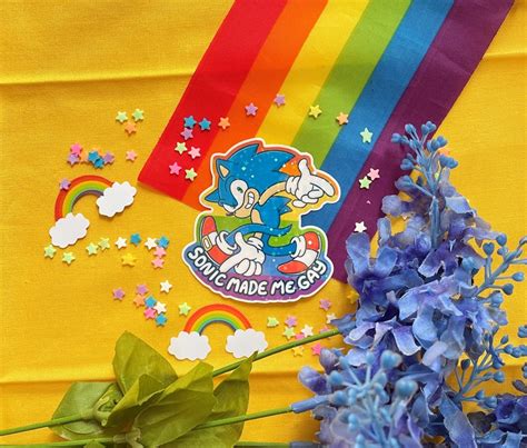 Sonic And Shadow Gay Stickers Libearty S Ko Fi Shop