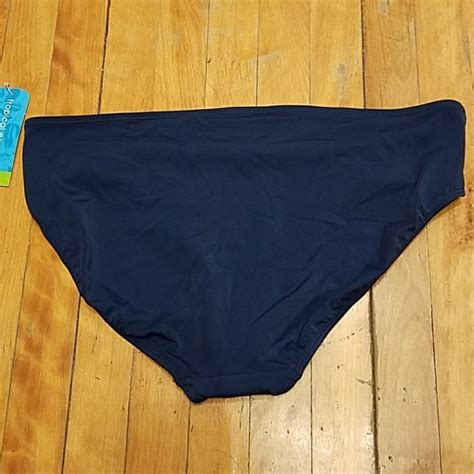 Tropical Escape Swim Nwt Navy Blue Bikini Bottoms Poshmark