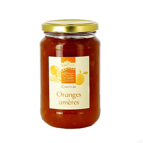 Confiture d oranges amères produite par l Abbaye ND de Fidélité