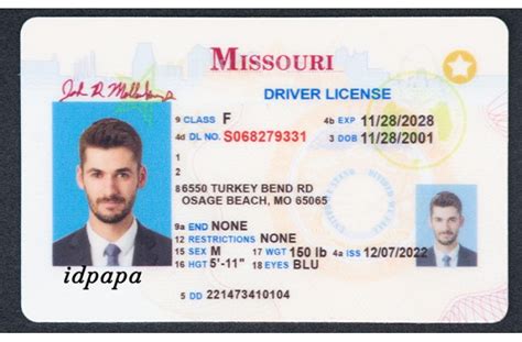 Missouri Fake Ids Buy Scannable Fake Ids At Idpapa