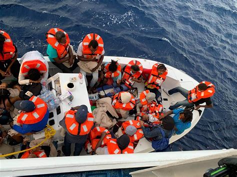 24 people aboard sinking boat rescued by cruise ship