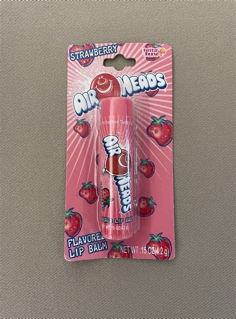 15 Ounce “strawberry” Airheads Flavored Lip Balm By Lotta Luv New In