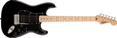 Squier Sonic Strat Hss Mn Bpg Blk Elektrinė Gitara Midiaudio