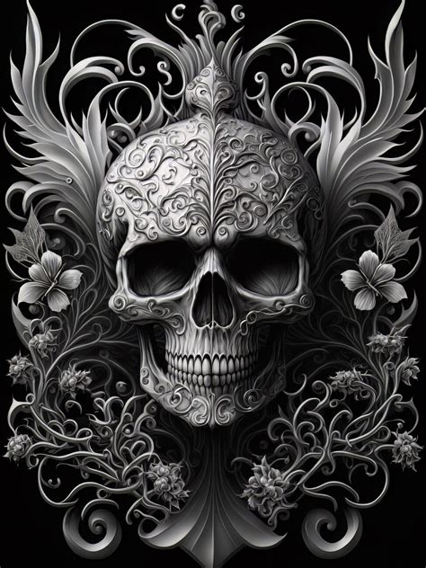 Pin By Devolder Alain On Skulls Skull Tattoo Design Skull Art