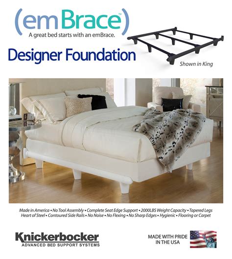 EmBrace® Designer Bed Frame - Knickerbocker Bed Frame Company | Bed