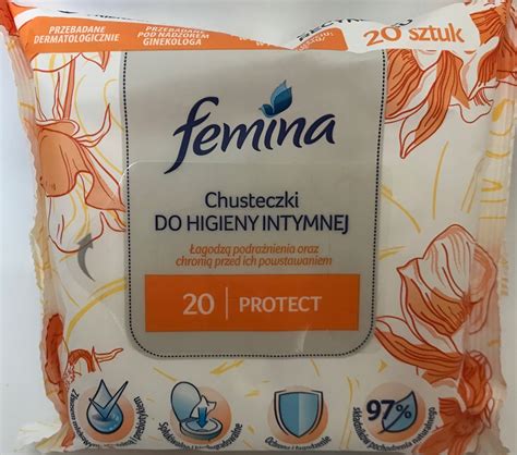 Chusteczki Do Higieny Intymnej Femina Protect Sz Allegro Pl