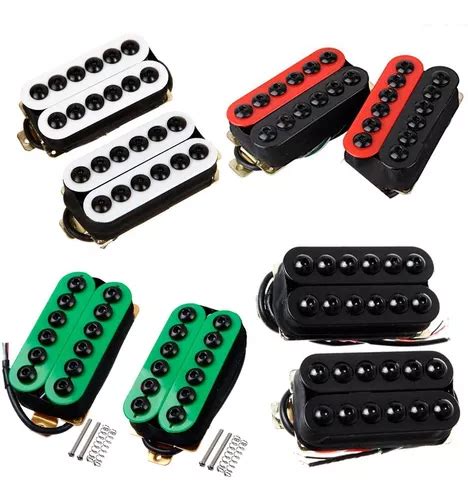 Pastillas Humbucker Crusader Para Guitarra Eléctrica Colores Meses