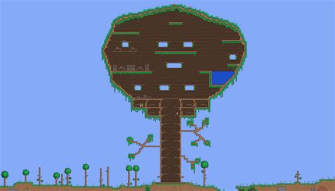 My latest build (Tree-house) : Terraria