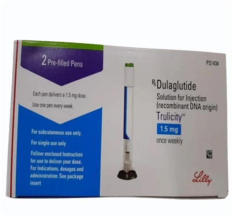 Trulicity 1 5mg Pre Filled Pen Injection At Rs 4998 Box Dulaglutide