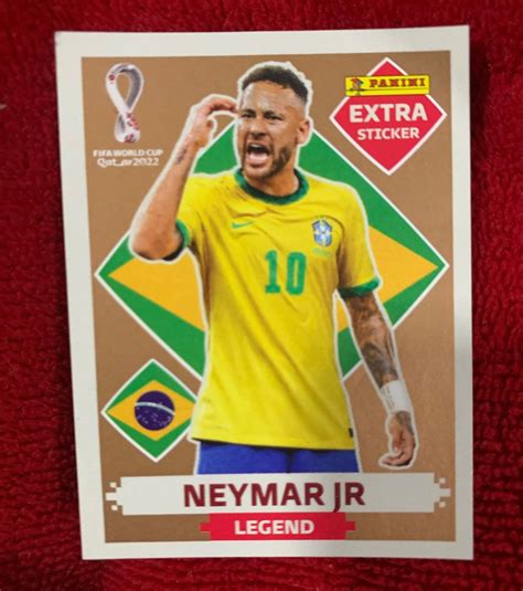 Figurinha Neymar Jr Legend Gold Roupa Esportiva Masculino Legend