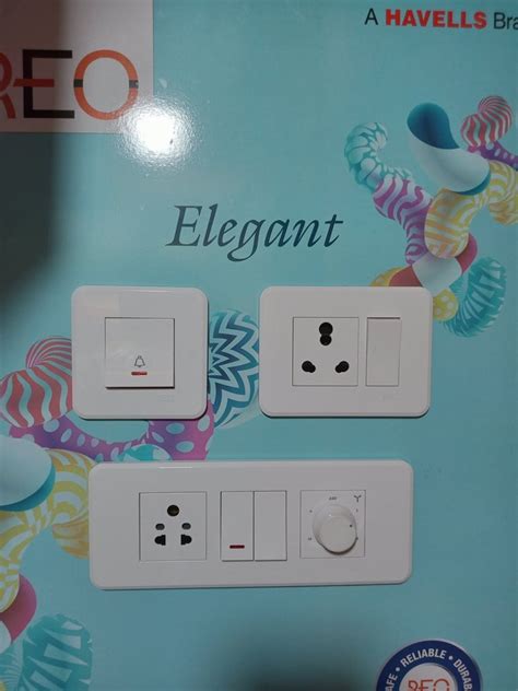 10a Havells Reo Elegant Modulor Switch 1 Way At Rs 235piece In Buxar Id 25616897812