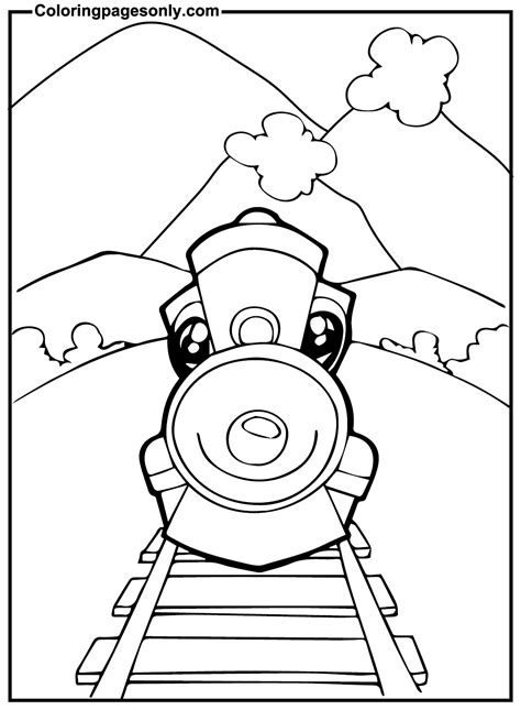 Pagine Da Colorare Del Treno Coloringpagesonly