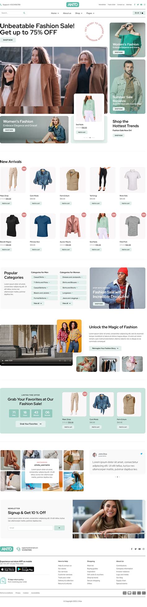 Ecommerce Store :: Behance