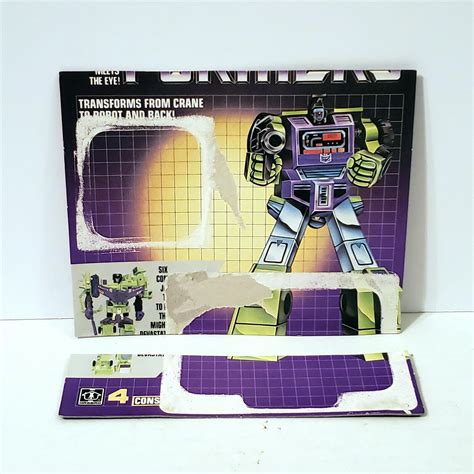 1985 Transformers G1 Devastator Constructicons HOOK - Instructions ...