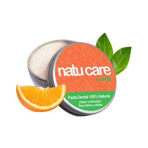 Pasta de dientes natural para Niños y Niñas sabor a Naranja - vegano 75g - Natu Care by Eme ...