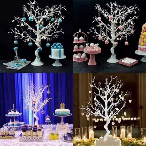 Copacel Manzanita Decorativ Alb Inaltime 150 Cm • Eventimag