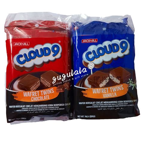 Cloud 9 Wafret Twins Vanilla Chocolate 32 S X 14g Shopee Malaysia