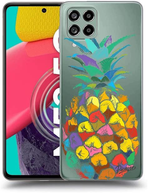 Silikonowe Przeźroczyste Etui Na Samsung Galaxy M53 5G Pineapple