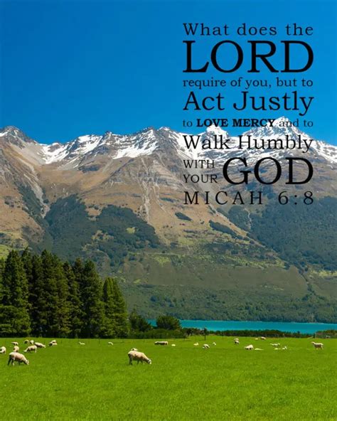 Micah 68 Humbly With God Encouraging Bible Verses