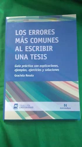 Los Errores Más Comunes Al Escribir Una Tesis en venta en Coyoacán