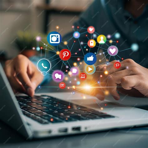 Premium Photo | Modern social media developing and the future trend of