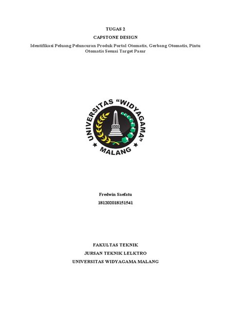 tugas  capstone design