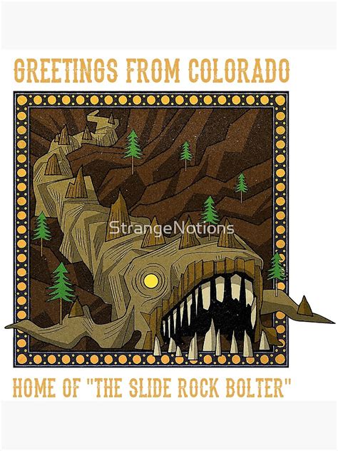 Cryptozoology State By State — The Slide Rock Bolter Colorado Cryptid