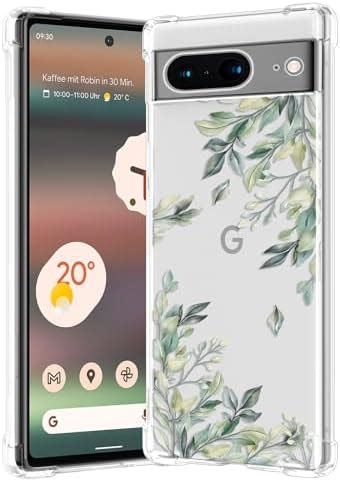 Raleavo Coque Compatible Avec Google Pixel Transparent Silicone