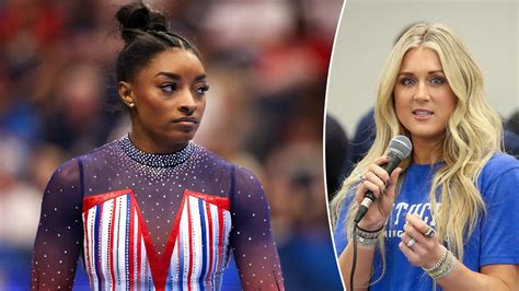 Riley Gaines: Simone Biles makes an admission in personal atttack on ...