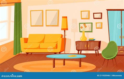 Animated Living Room Background