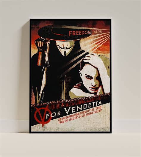 V for Vendetta Canvas Print , Evey Hammond and Adam Susan Wall Art