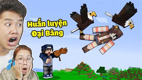 Minecraft Nhưng bqThanh Huấn Luyện Đại Bàng Làm Thú Cưng Troll Ốc