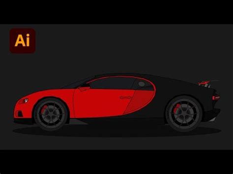 Sports Cars Bugatti Adobe Illustrator Tutorials Bugatti Chiron