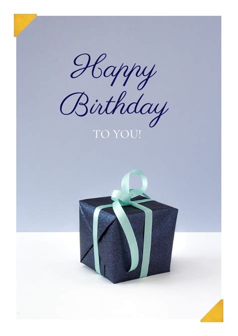 Elegant Birthday Card Template by Flipsnack templates - Flipsnack