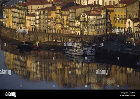 douro riverfront porto stock photo alamy