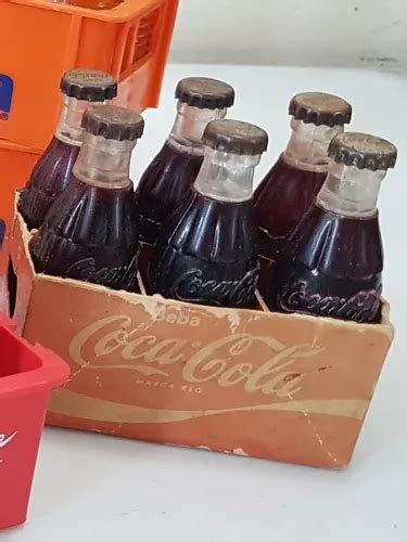 Antigo Mini Engradado Coca Cola Caixa De Papel Mercadolivre