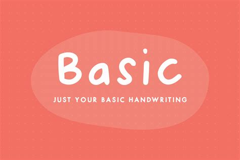 basic   basic handwriting masterbundles