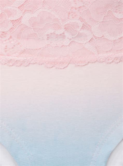 Ripley CALZÓN ALGODÓN MUJER INDEX ROSADO DESCADERADO ENCAJE PINK HOT TYE DYE