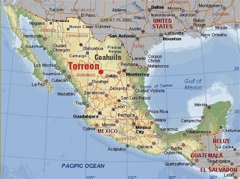 Torreon Coahuila Mexico Map | Zip Code Map