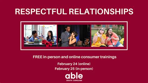 Center for Disability Resources (CDR) Library: Learn about respectful relationships!