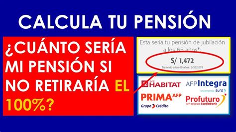 Guía completa Cómo calcular tu pensión de jubilación en la AFP en Perú