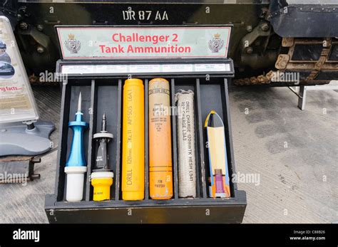 Challenger 2 Tank Ammunition Stock Photo 39522286 Alamy