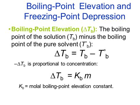 Colligative Properties Boiling Point Elevation 52 OFF