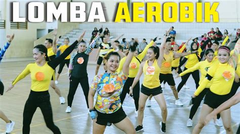 AEROBIC KATEGORI PEMULA LOMBA SENAM YouTube