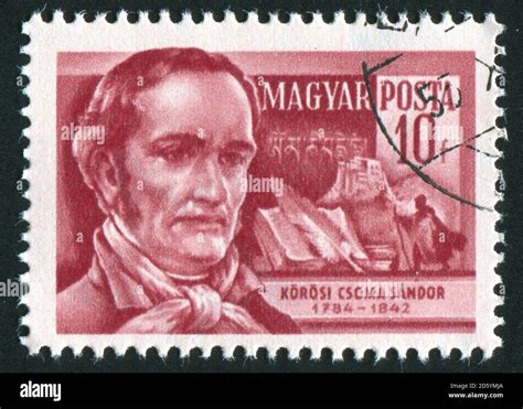 Hungary Circa Stamp Printed By Hungary Shows Csoma Sandor